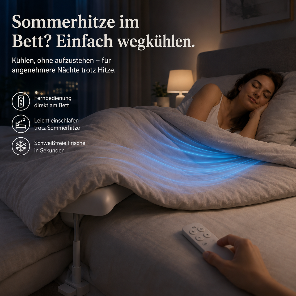 SommerLeicht™ Bettdecken Ventilator - NEU!