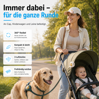 BREEZ™ ClipCool 360° Clip-Ventilator - NEU!
