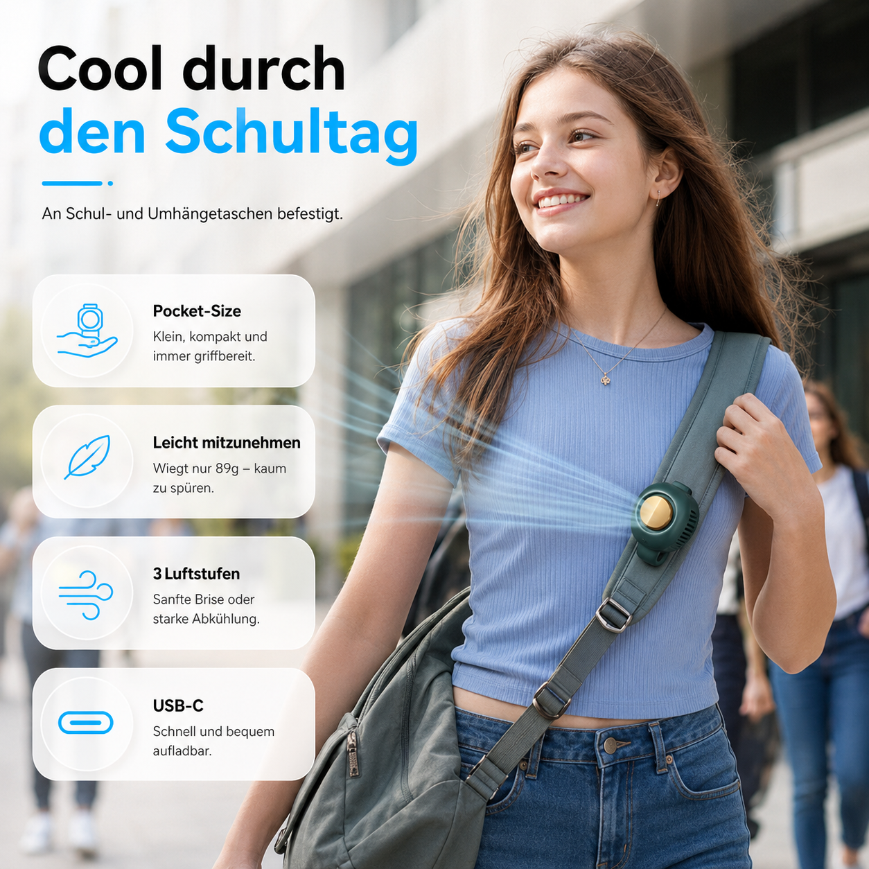 BREEZ™ ClipCool 360° Clip-Ventilator - NEU!
