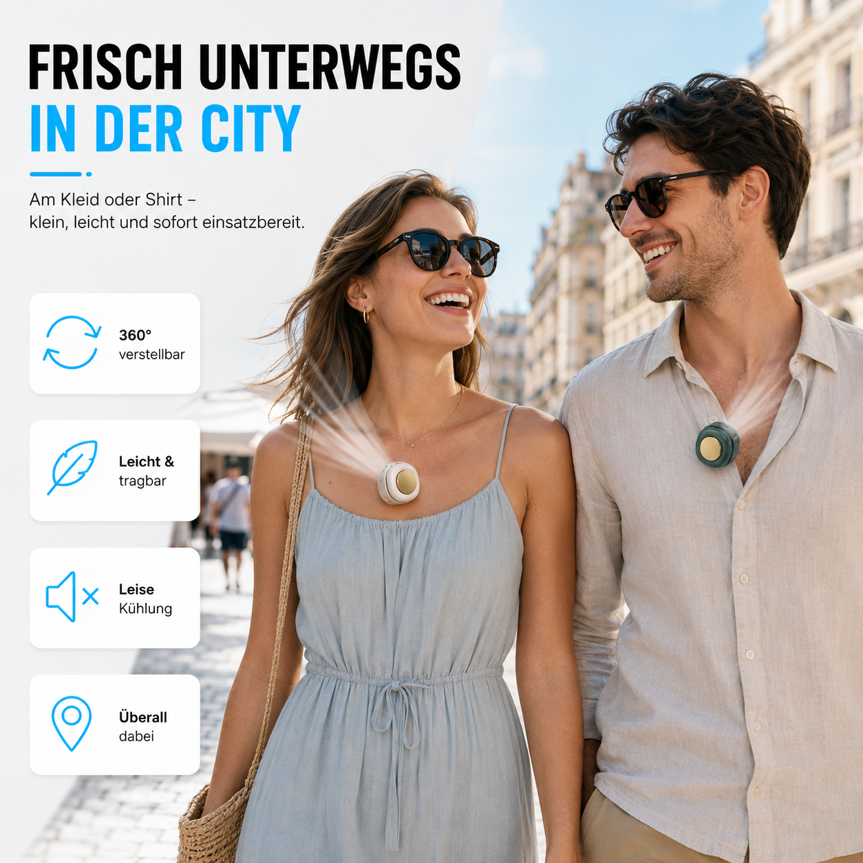 BREEZ™ ClipCool 360° Clip-Ventilator - NEU!