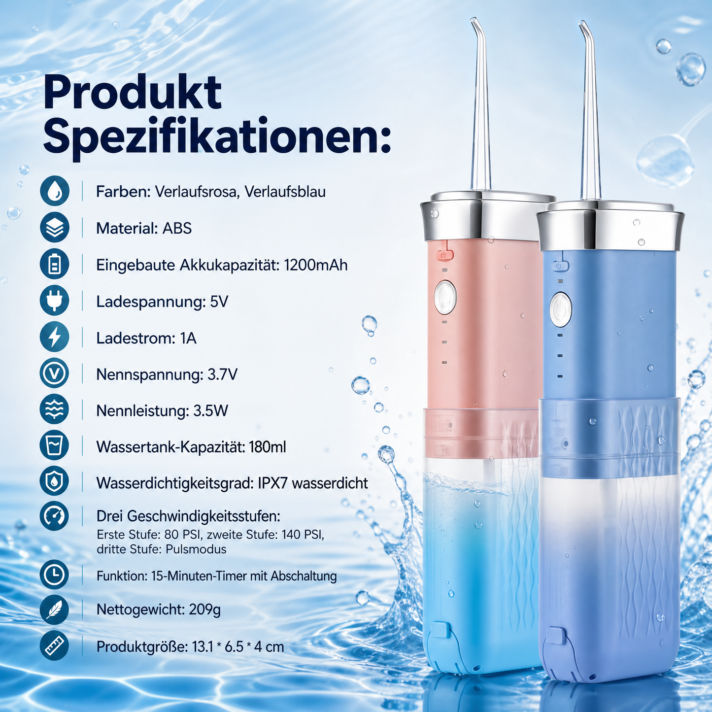 Aquadent™ 4in1 Munddusche