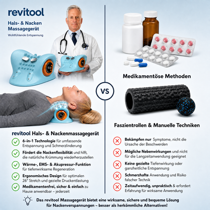 Revitool 6in1 Nacken Massagegerät