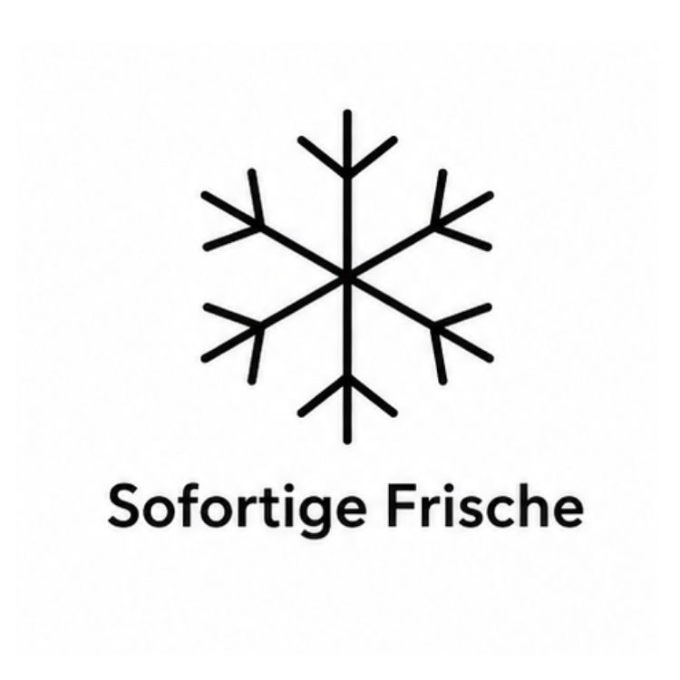 <h4><strong>SOFORTIGE FRISCHE </strong></h4><h4><strong>BEIM ZUDECKEN</strong></h4>