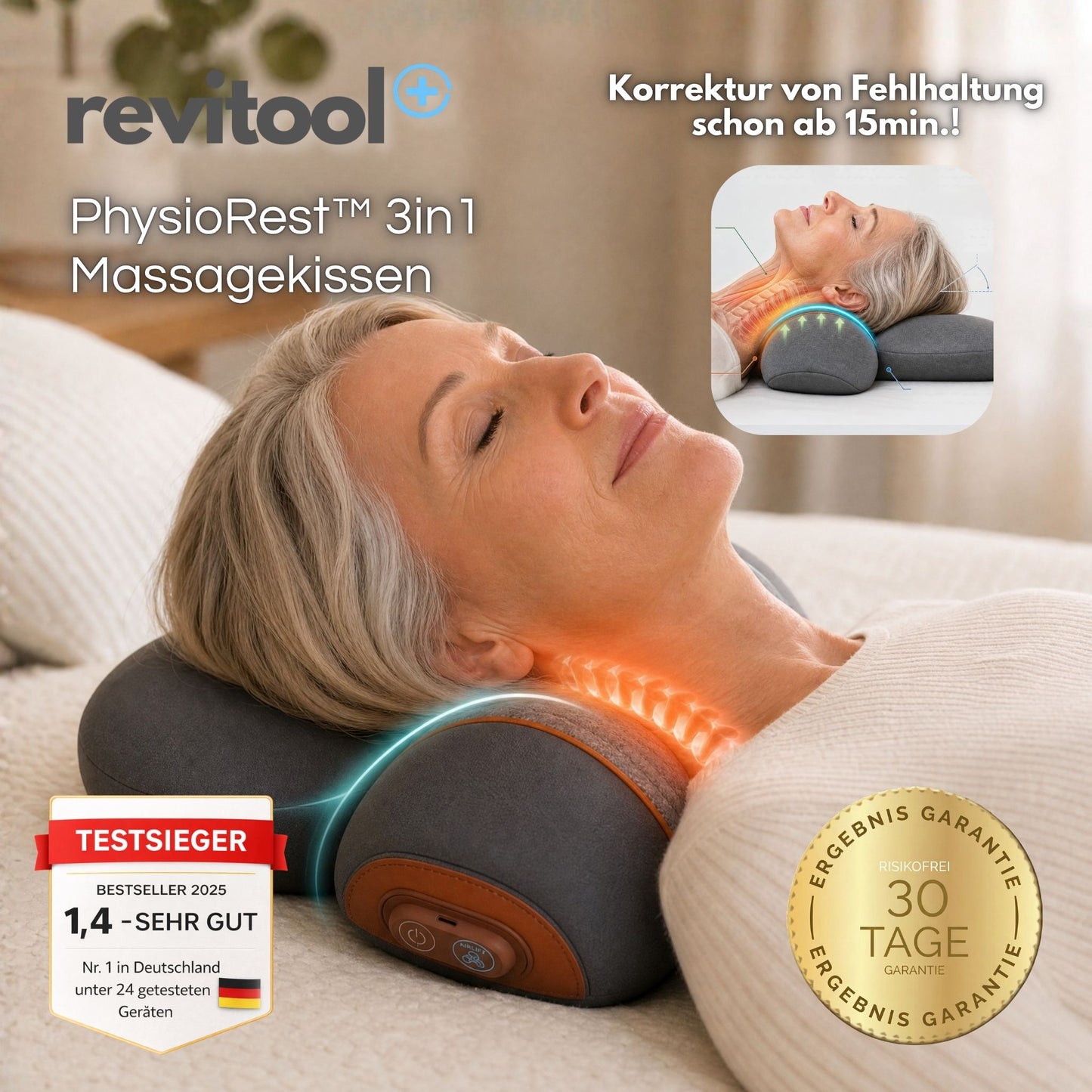 PhysioRest™ 3in1 Massagekissen NEU!