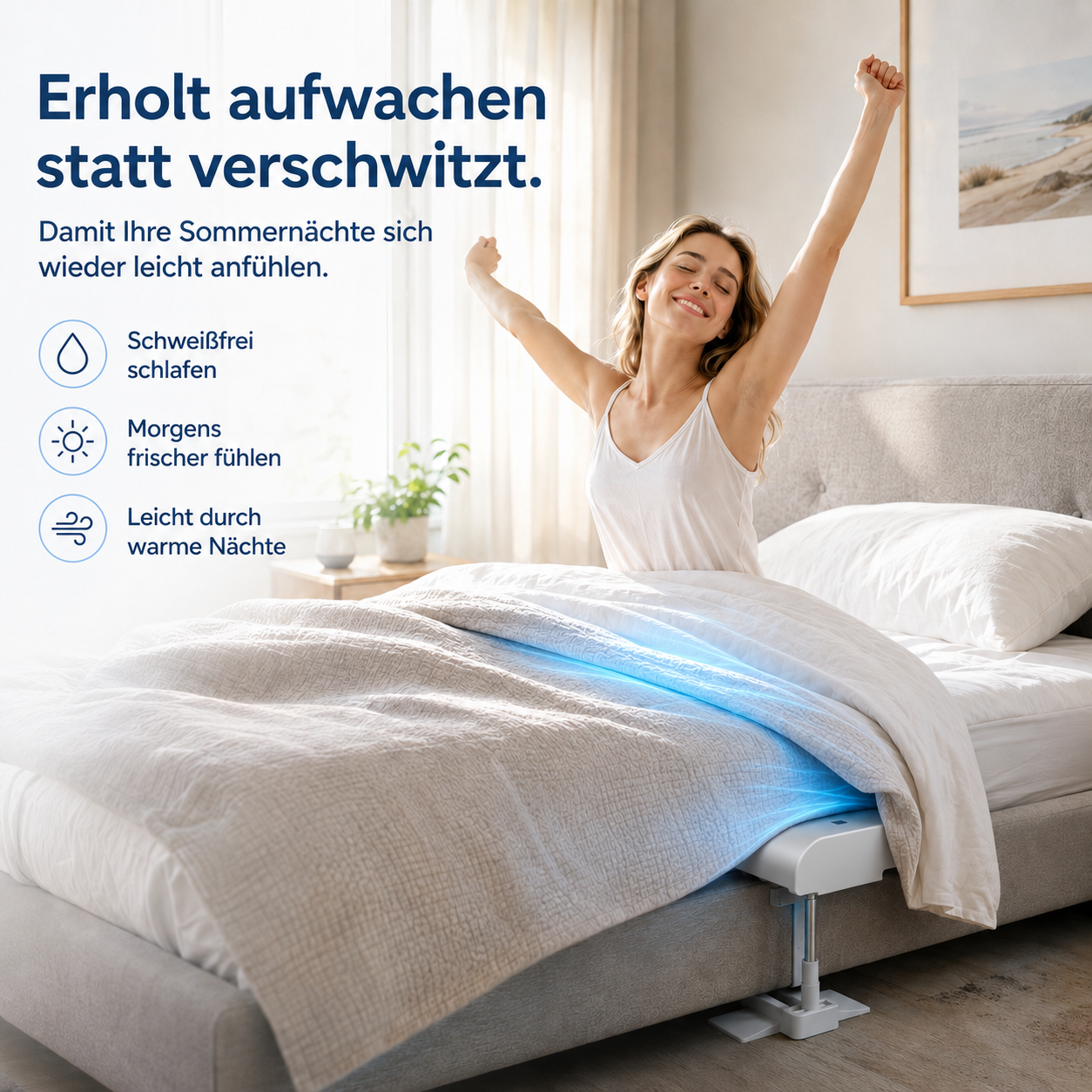 SommerLeicht™ Bettdecken Ventilator - NEU!